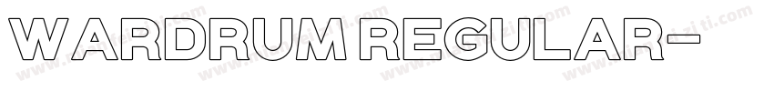 Wardrum Regular字体转换